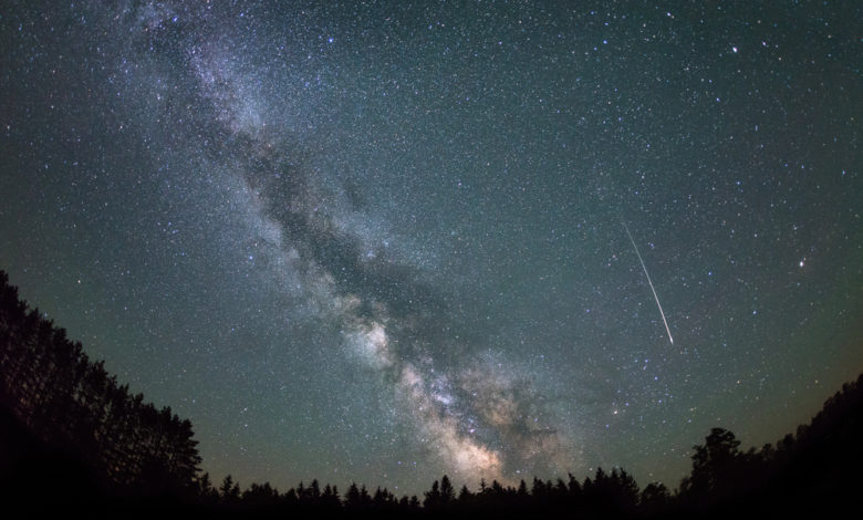 The Geminid Meteor shower grace the sky on Sunday