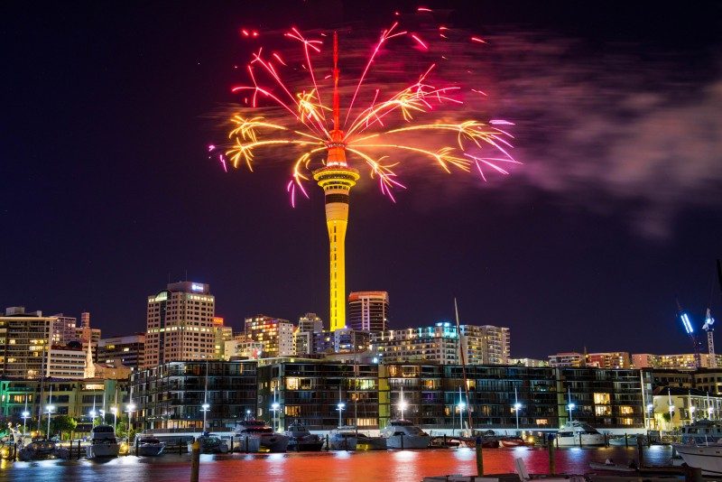 New Zealand's 2021 New Year fireworks display