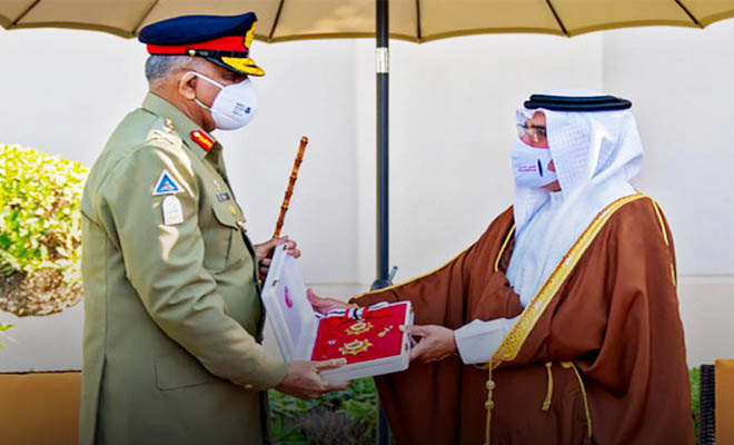General Qamar Javed Bajwa Receives Bahrain’s top military award