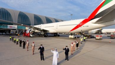 Emirates operates first fully vaccinated flight