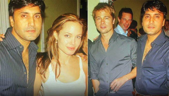 Adnan Siddiqui shares old pictures with Pitt and Jolie