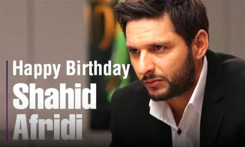 Shahid Afridi celebrates 44th birthday today.