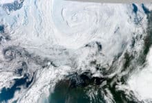 Day News Tv, Arctic cyclones Satellite Picture